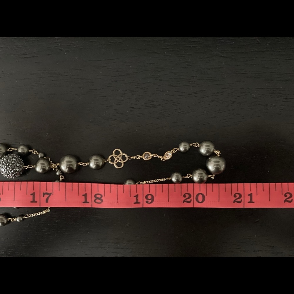 Stella & Dot Madeline Pearl Necklace Gold - Picture 4 of 7